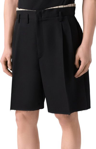 Шерстяные шорты MAISON MARGIELA, арт. S50MU0093/M35693, фото 4