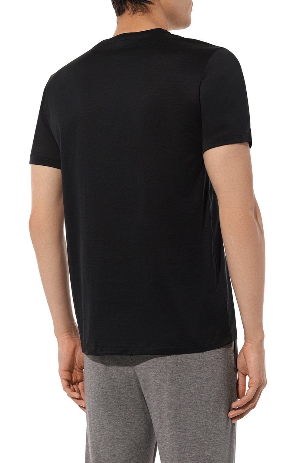 Хлопковая футболка HANRO, арт. 073511, фото 4