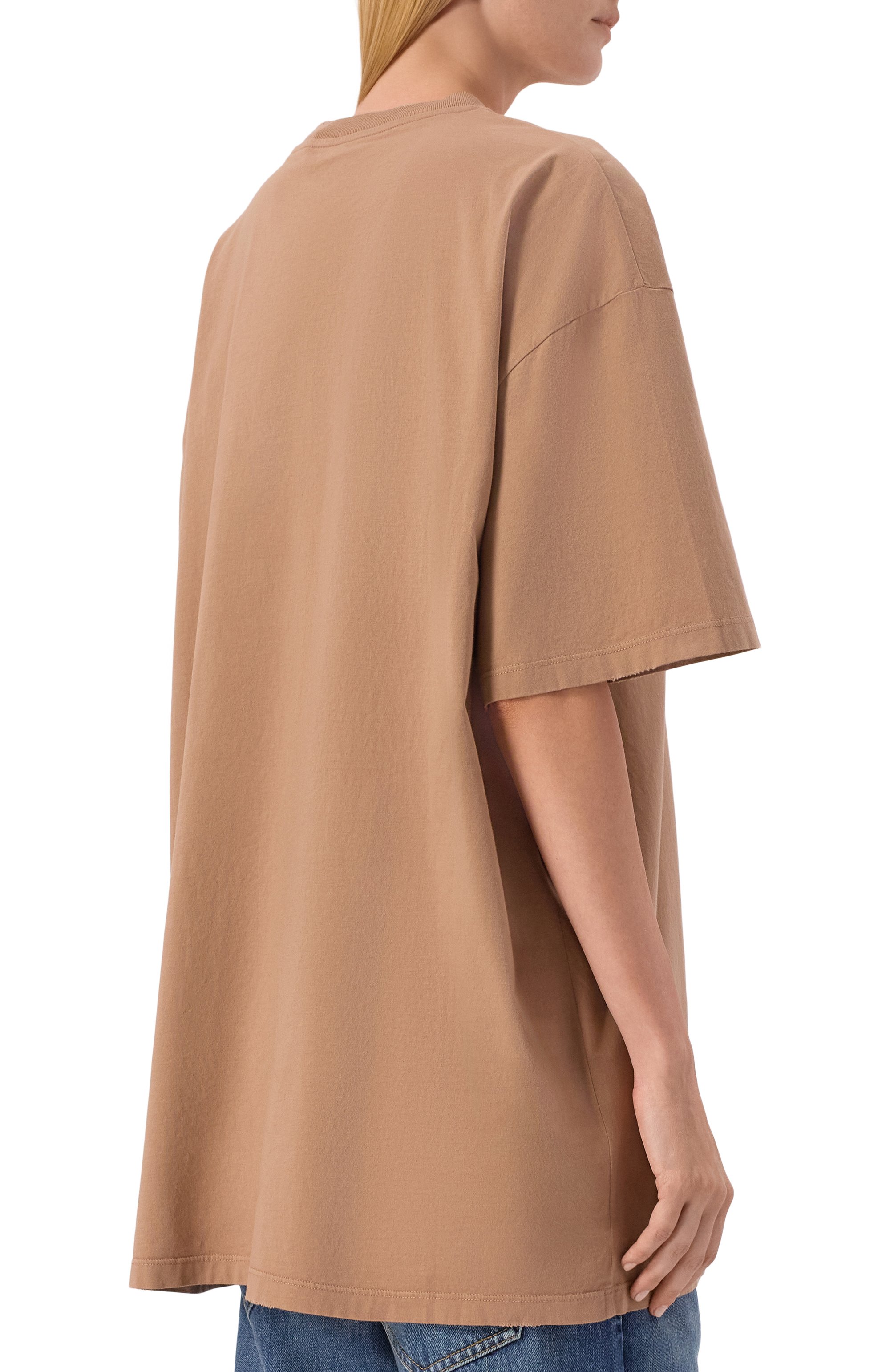 Хлопковая футболка PRADA, арт. 3558A/12ZB, фото 4