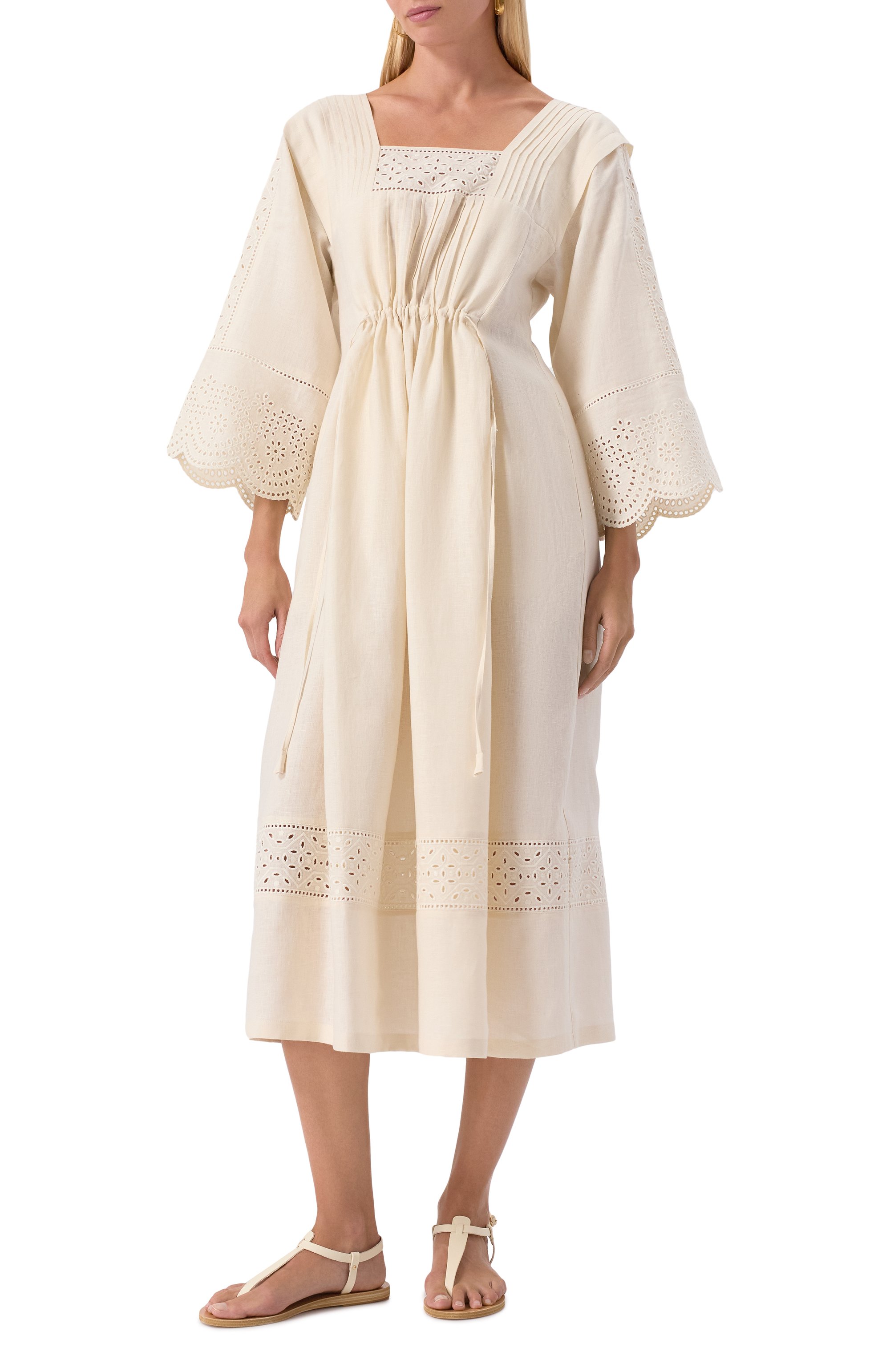 Льняное платье WEEKEND MAX MARA, арт. LUGLI0, фото 3