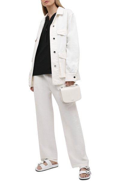 Льняные брюки TOTEME белого цвета по цене 24050 руб., арт. 212-254-723, фото 2 Льняные брюки TOTEME, арт. 212-254-723, фото 2