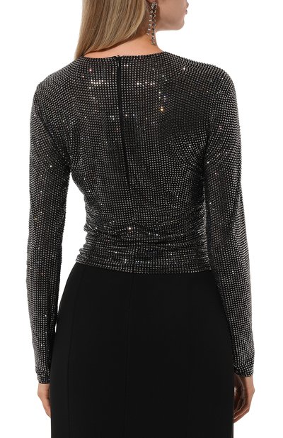 Топ с отделкой стразами GIUSEPPE DI MORABITO, арт. 03PFT0274FC 03212, фото 4