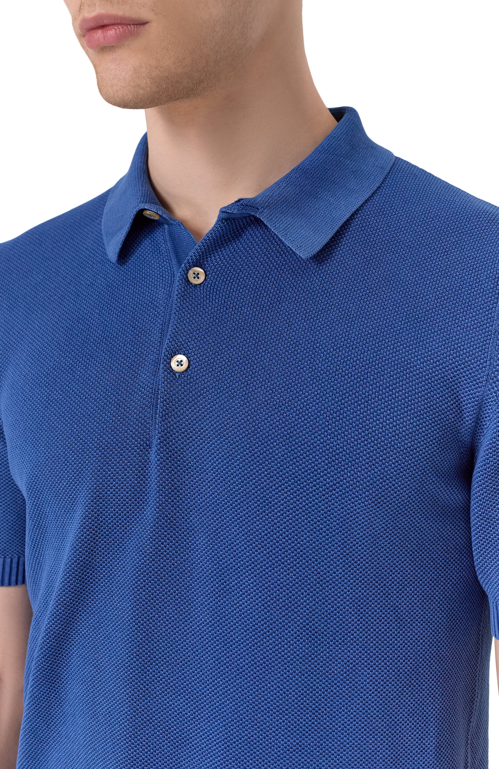 Хлопковое поло BOGLIOLI, арт. 91554T/SB4801, фото 5