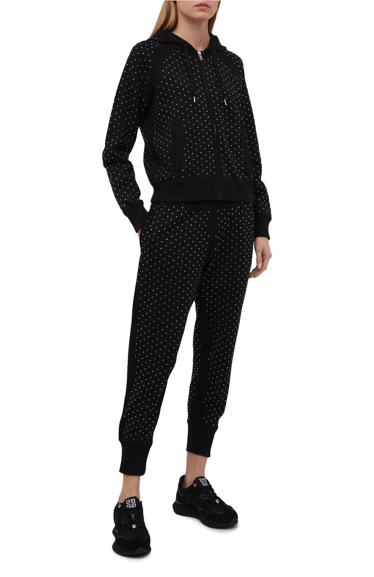 Хлопковые джоггеры с отделкой стразами POLO RALPH LAUREN, арт. 211839197, фото 2