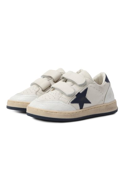 Кожаные кеды ball star GOLDEN GOOSE DELUXE BRAND, арт. GYF00501.F006805, фото 1
