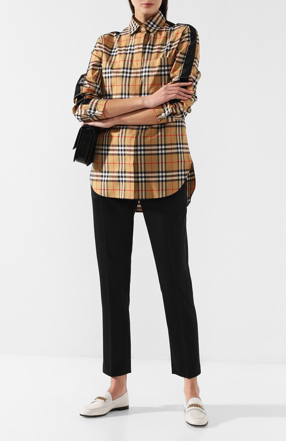 Шерстяные брюки BURBERRY, арт. 8008281, фото 2