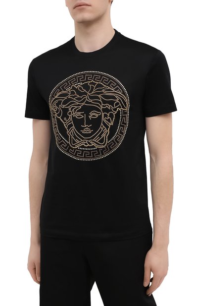 Хлопковая футболка VERSACE, арт. A77987/A201952, фото 3