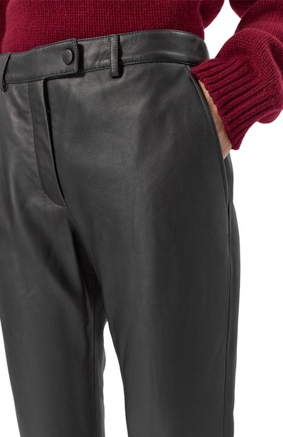 Кожаные брюки ELIE SAAB, арт. P0169NR26/L0001, фото 5