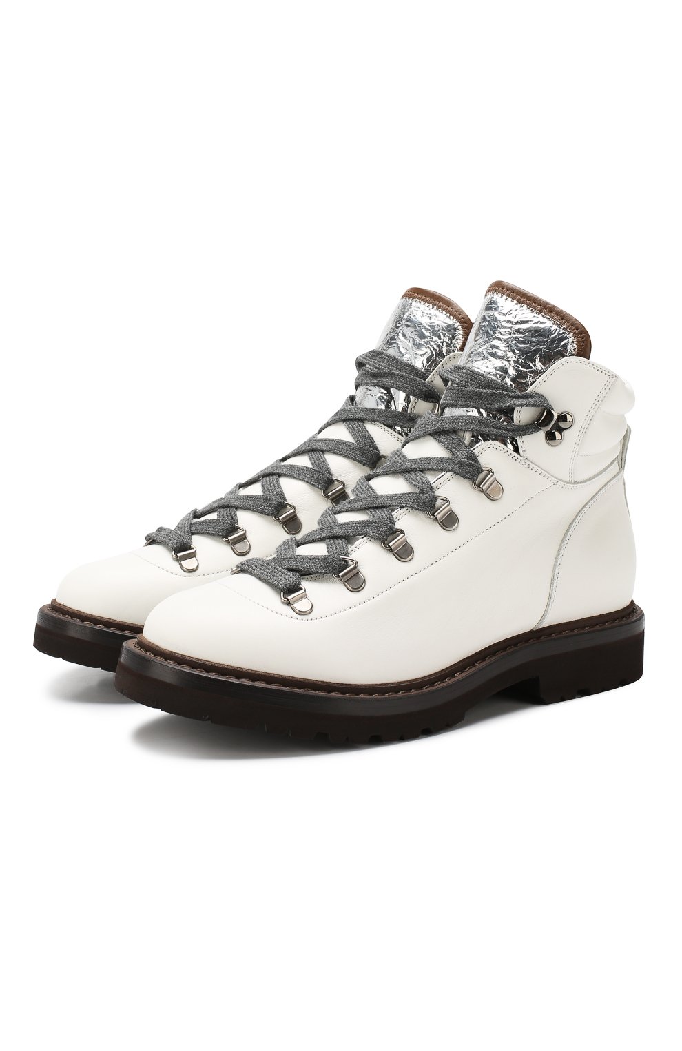 Кожаные ботинки BRUNELLO CUCINELLI, арт. MZILG1614, фото 1