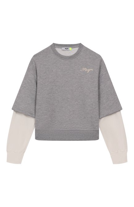 Хлопковый свитшот MSGM KIDS, арт. F5MSJBSW258