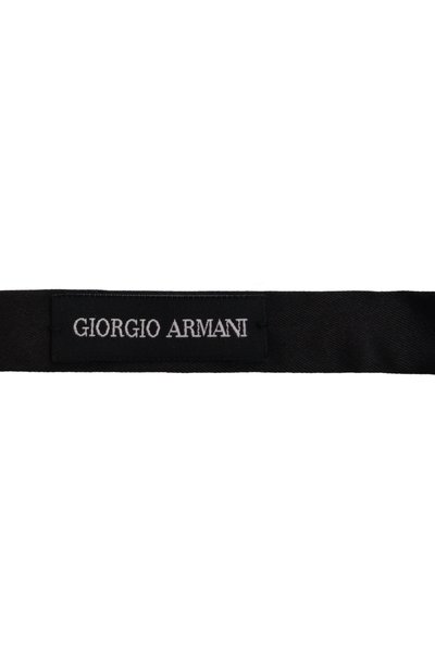 Бархатный галстук-бабочка GIORGIO ARMANI черного цвета по цене 17400 руб., арт. 360091/1A997, фото 4 Бархатный галстук-бабочка GIORGIO ARMANI, арт. 360091/1A997, фото 4