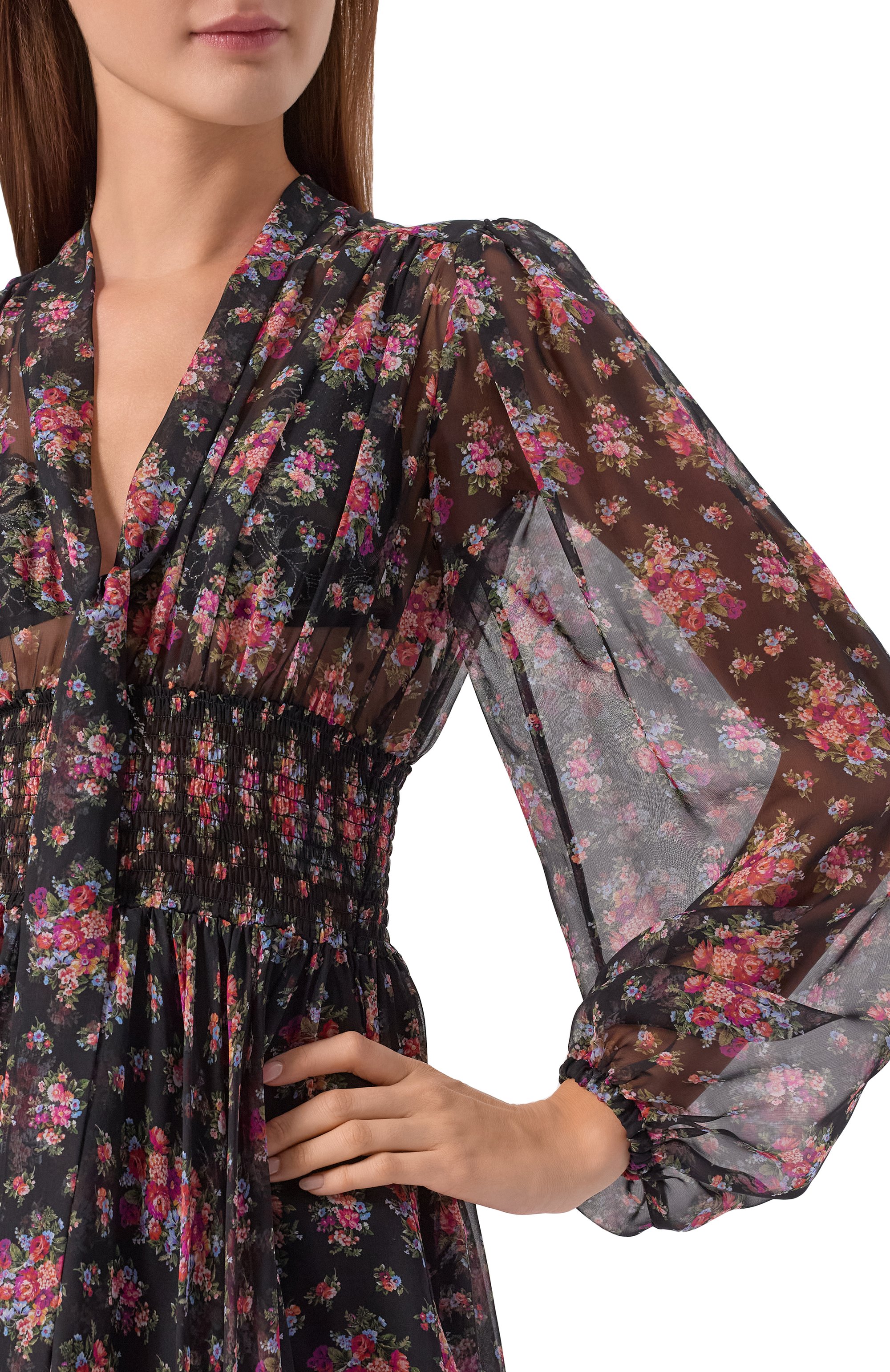 Шелковое платье DOLCE & GABBANA, арт. F60GMT/IS10F, фото 4