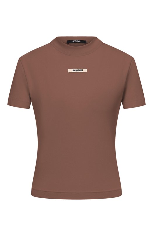 Хлопковая футболка Jacquemus 24ETSW00133/AJ00124 Коричневый 24ETSW00133/AJ00124