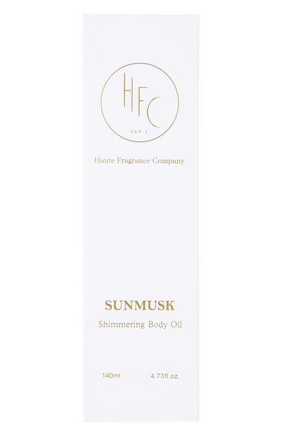 Парфюмированное масло для тела с эффектом сияния sunmusk (140ml) HFC, арт. 3760354920597, фото 3