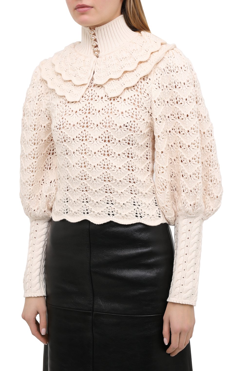 Шерстяной свитер ZIMMERMANN, арт. 8796TLAD, фото 3