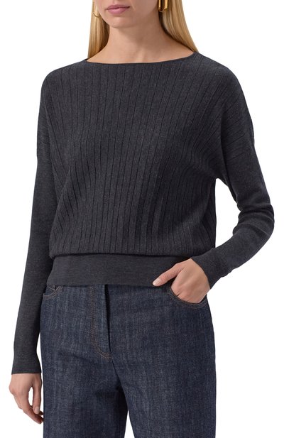 Пуловер из шерсти и шелка AGNONA, арт. K510018E/9D180NE, фото 3