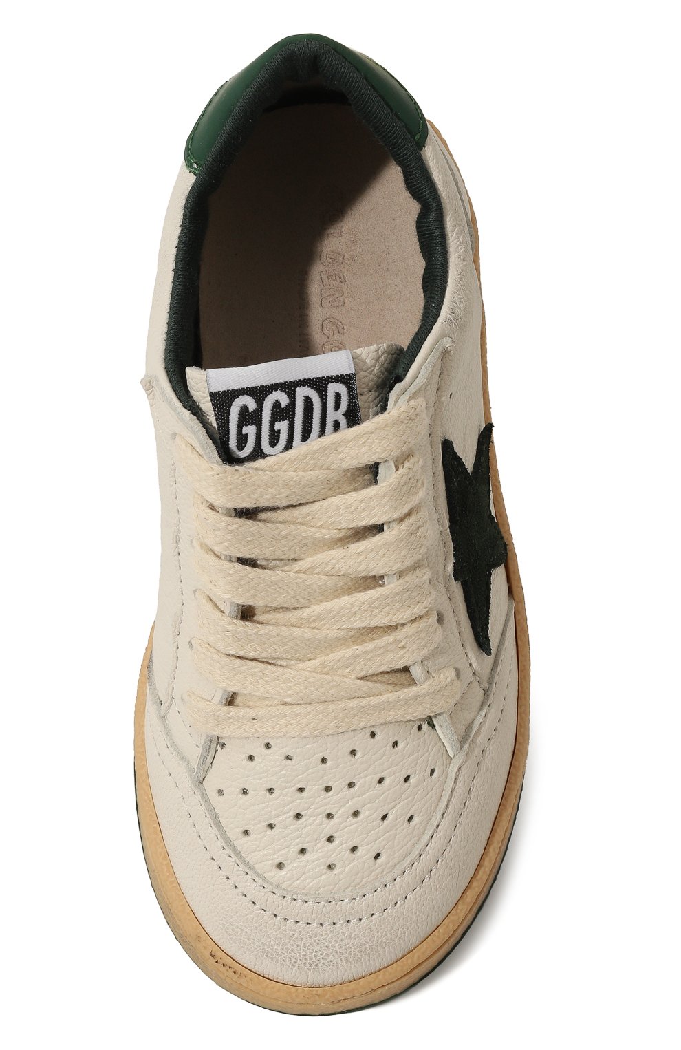Кожаные кеды GOLDEN GOOSE DELUXE BRAND, арт. GJF00439.F004827, фото 4