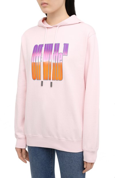 Хлопковое худи OFF-WHITE, арт. 0WBB035R21JER006, фото 3