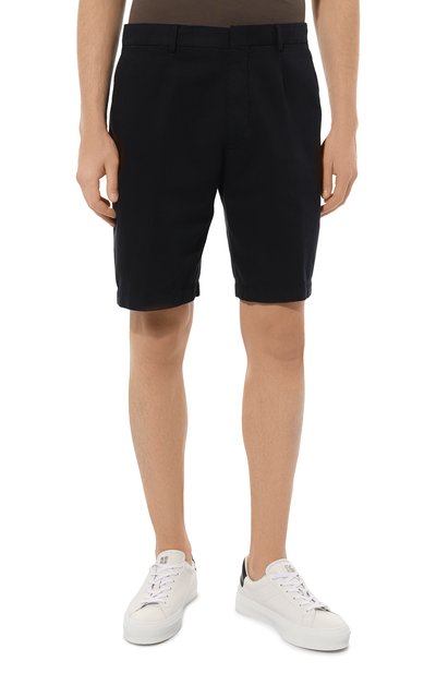 Шорты из хлопка и льна ZEGNA, арт. UDI37A7/TB05, фото 3