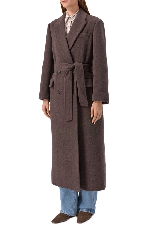 Пальто из шерсти и кашемира Brunello Cucinelli MD5329893 Коричневый  MD5329893 Фото 3