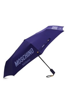 Женский складной зонт MOSCHINO синего цвета, арт. 8021-0PENCL0SE | Фото 2 (Материал: Металл, Текстиль, Синтетический материал; Региональные ограничения белый список (Axapta Mercury): RU; Нос: Не проставлено)