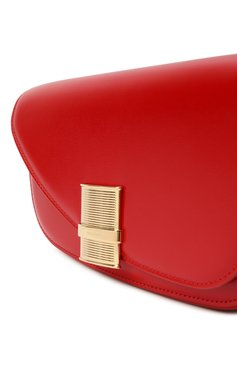 Женская сумка fiamma mini FERRAGAMO красного цвета, арт. 218951/775018 | Фото 3 (Размер: mini; Ремень/цепочка: На ремешке; Материал: Натуральная кожа)