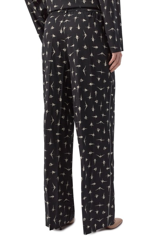 Шелковые брюки Gooroo P010-2008-9012-FW25/26 Чёрный  P010-2008-9012-FW25/26 Фото 4