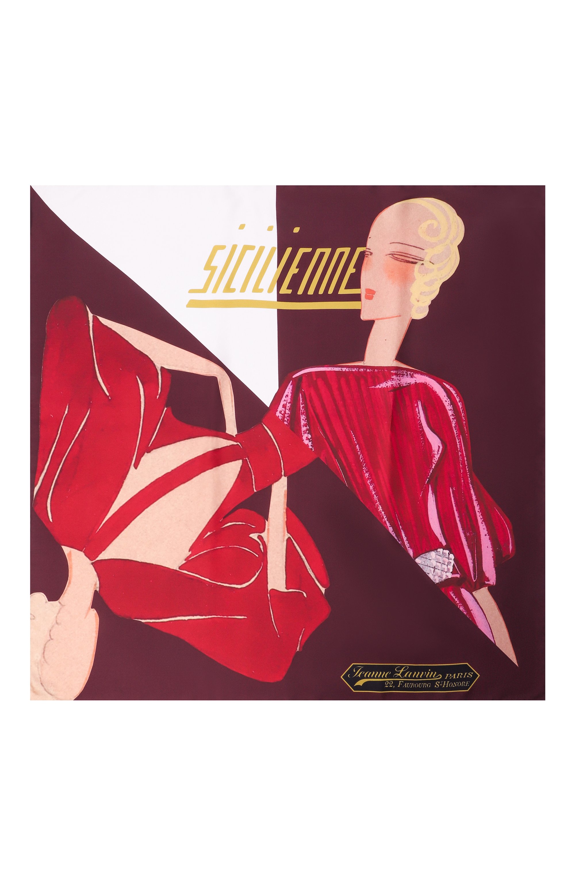 Шелковый платок LANVIN, арт. 710009481, фото 4