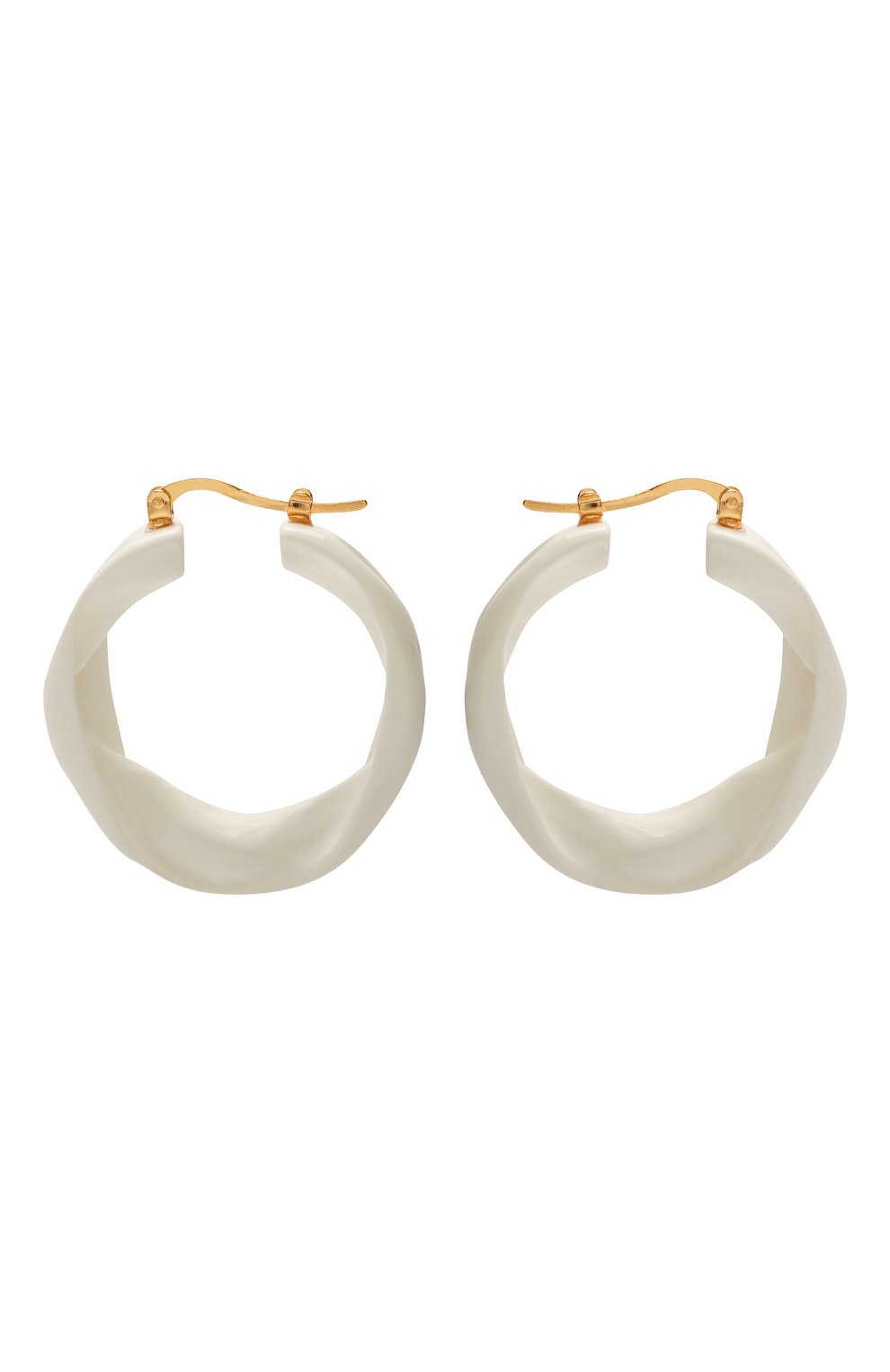 Серьги JIL SANDER белого цвета по цене 30950 руб., арт. JSWS837161/WSS79007, фото 1 Серьги JIL SANDER, арт. JSWS837161/WSS79007, фото 1