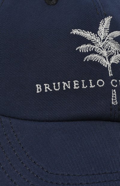 Хлопковая бейсболка BRUNELLO CUCINELLI, арт. B252DW326A, фото 3