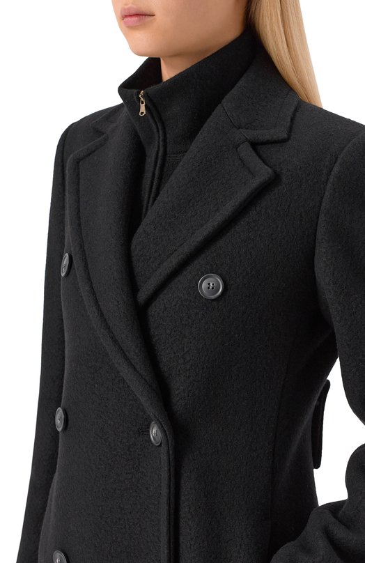 Шерстяное пальто Sportmax C0MUNE Чёрный  C0MUNE Фото 5