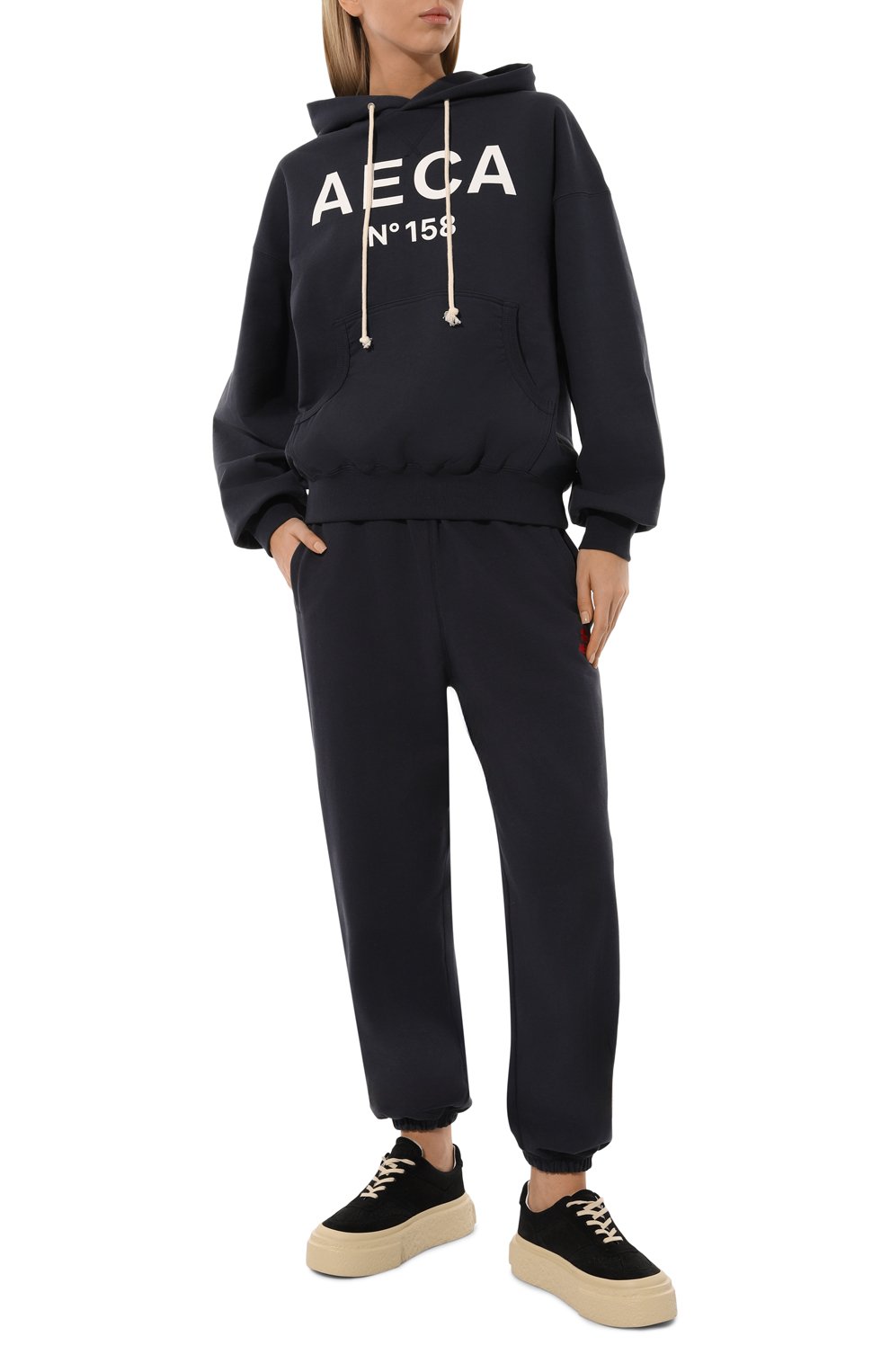 Хлопковое худи AECA WHITE, арт. FWCMFWBDTSPSO003C0, фото 2