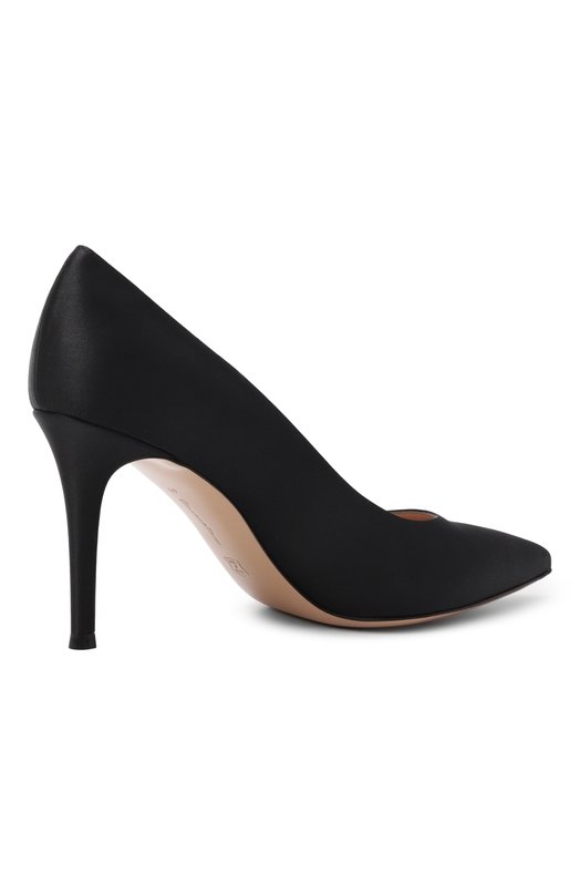 Текстильные туфли Gianvito 85 Gianvito Rossi G24580.85RIC.CRENER0 Чёрный  G24580.85RIC.CRENER0 Фото 5