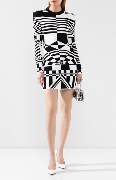 Платье из вискозы BALMAIN, арт. TF06231/K079, фото 2
