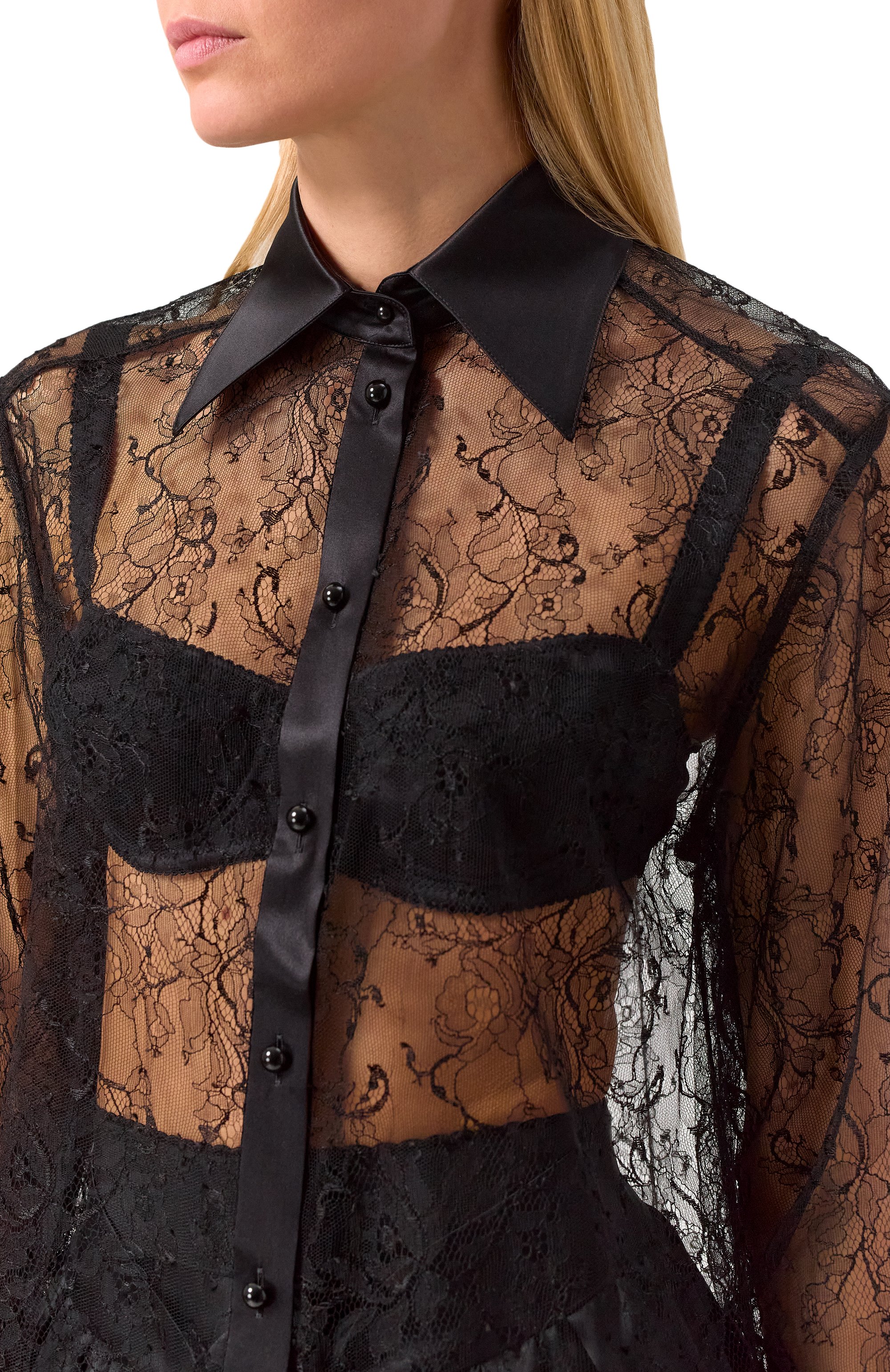 Блузка из вискозы и шелка DOLCE & GABBANA, арт. F5R86T/HLM90, фото 5