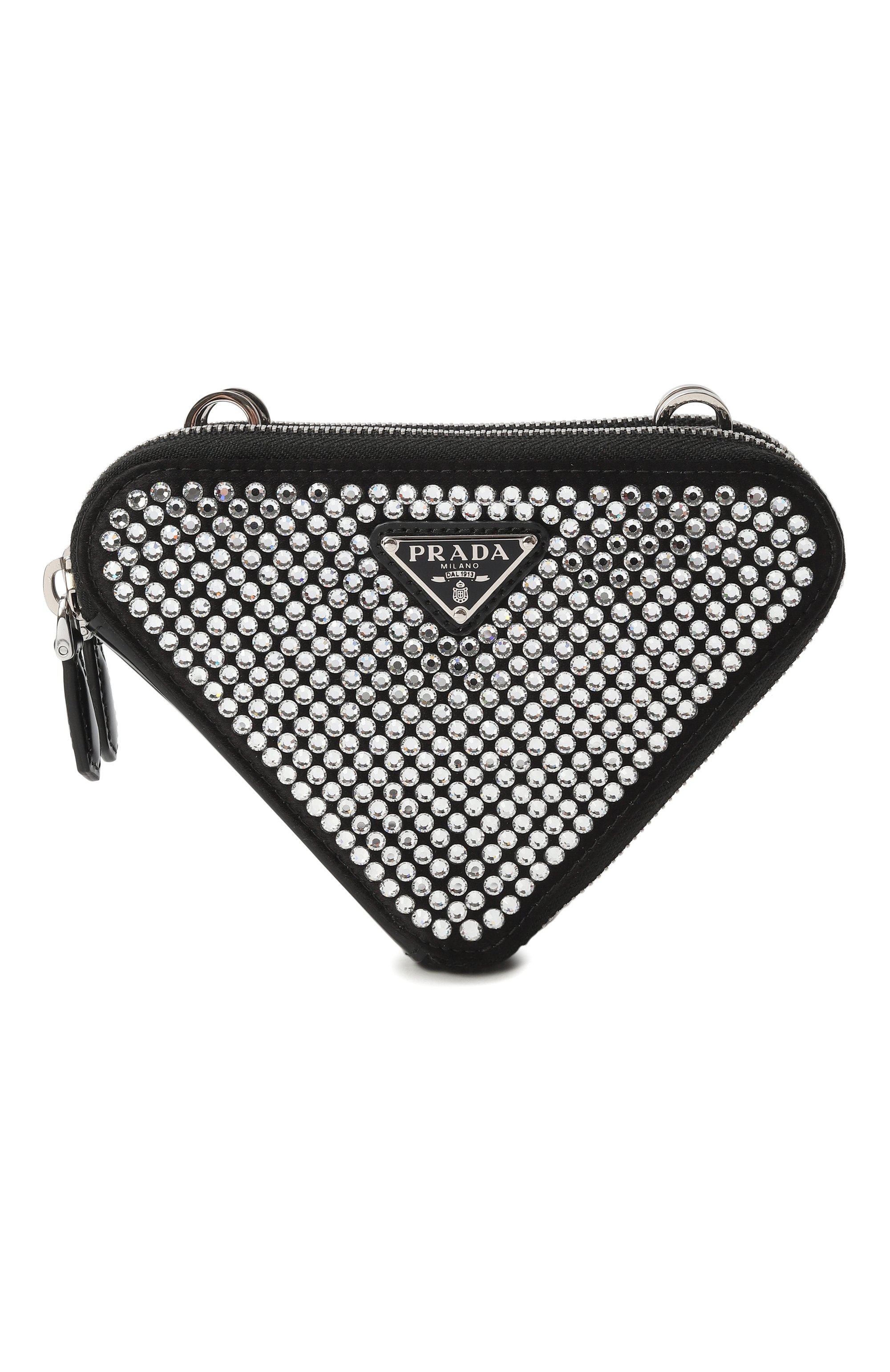 Сумка PRADA черного цвета по цене 230500 руб., арт. 1NR015/2AWL, фото 1 Сумка PRADA, арт. 1NR015/2AWL, фото 1