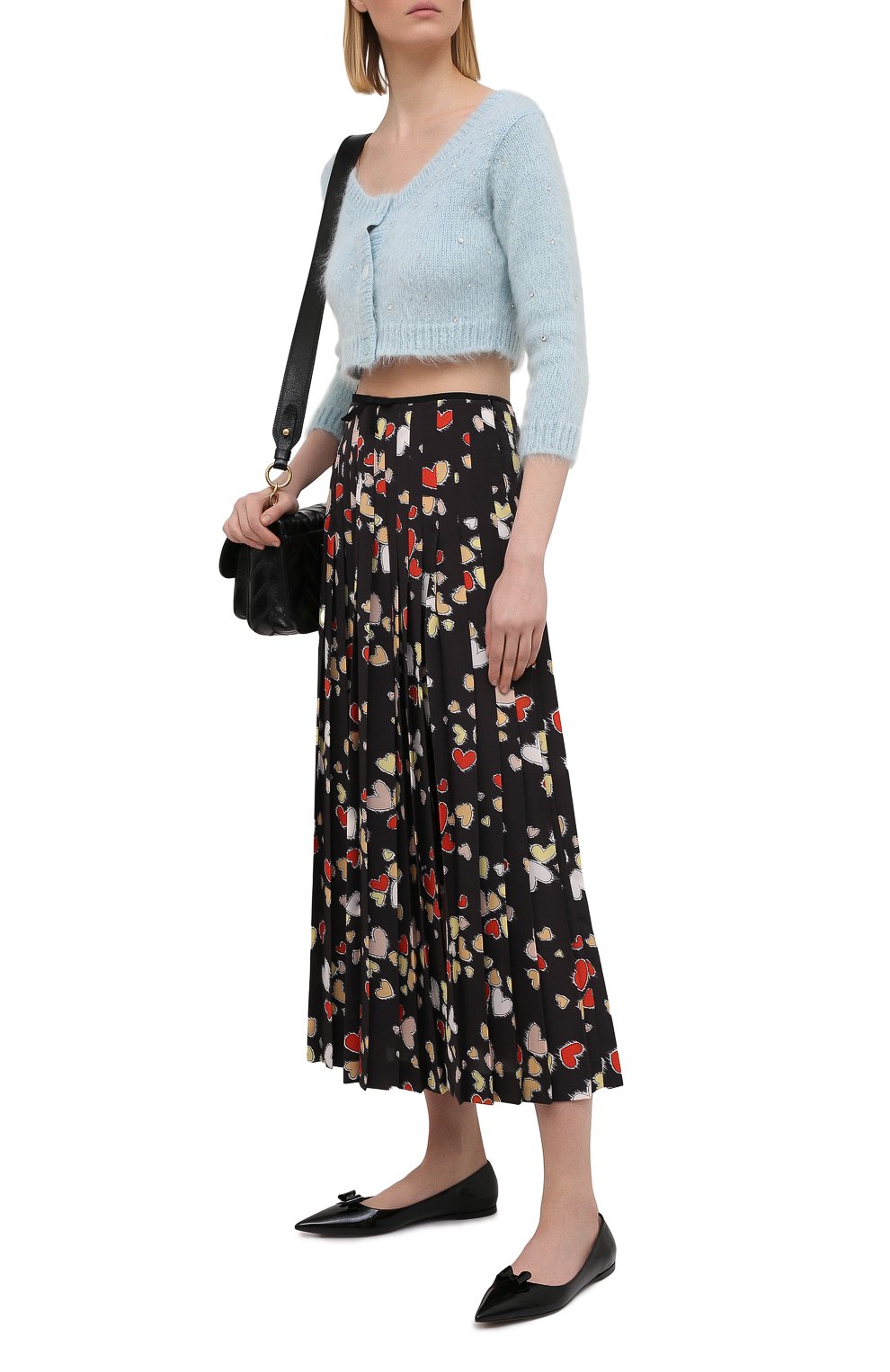 Кожаные балетки MIU MIU, арт. 5F465D-XUW-F0002-005, фото 2