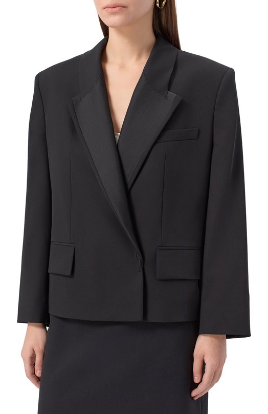 Шерстяной жакет BOSS 50548304 Чёрный  50548304 Фото 3