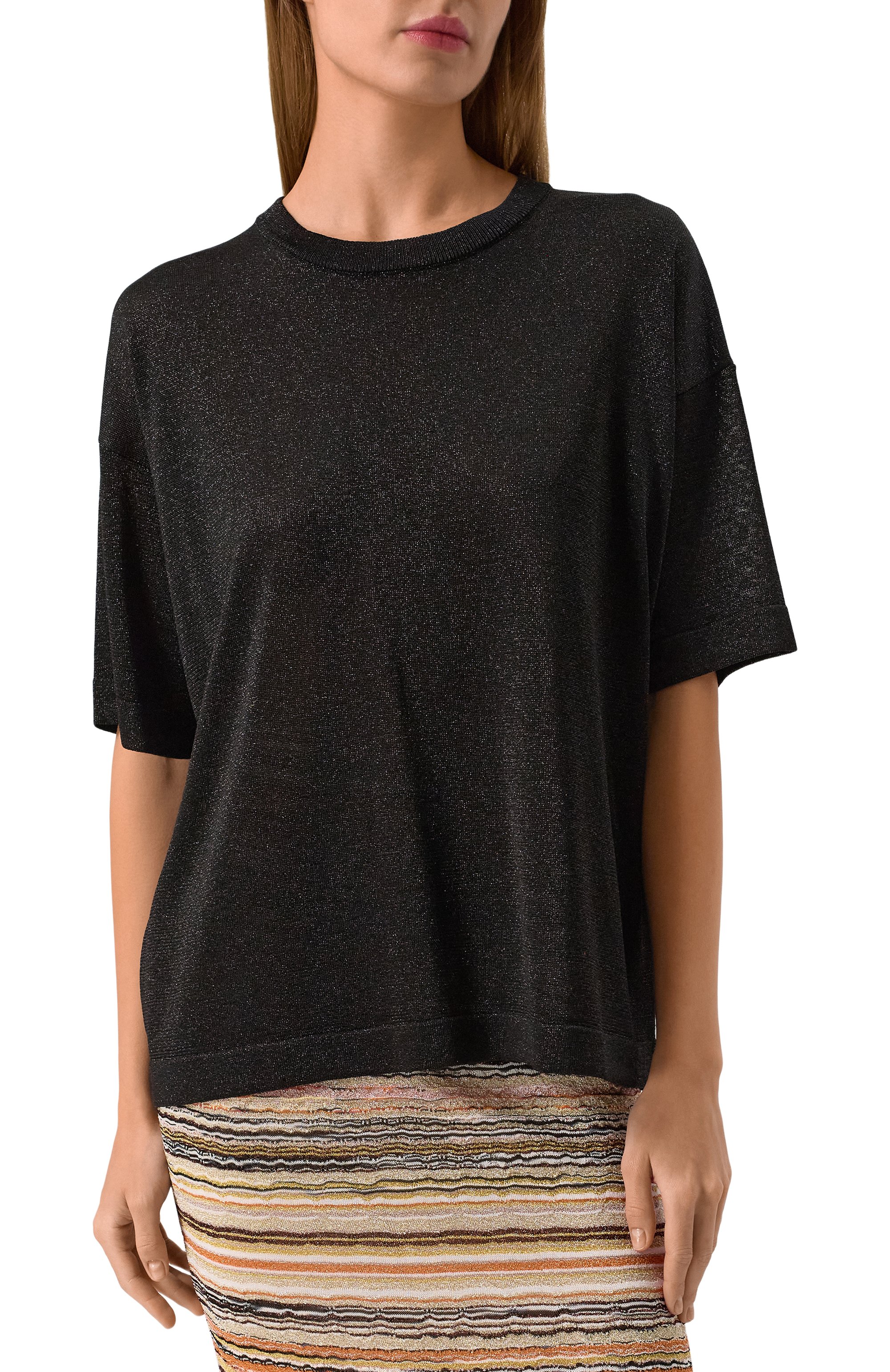 Футболка из вискозы MISSONI, арт. DS25SN0H/BK045A, фото 3