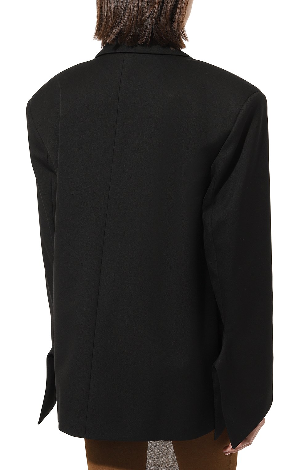 Жакет из шерсти и вискозы BORNE BOURGEOIS черного цвета по цене 65500 руб., арт. SW-JK-BO-1007, фото 4 Жакет из шерсти и вискозы BORNE BOURGEOIS, арт. SW-JK-BO-1007, фото 4