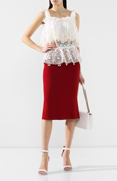 Хлопковый топ DOLCE & GABBANA, арт. F72W7Z/FGMEN, фото 2