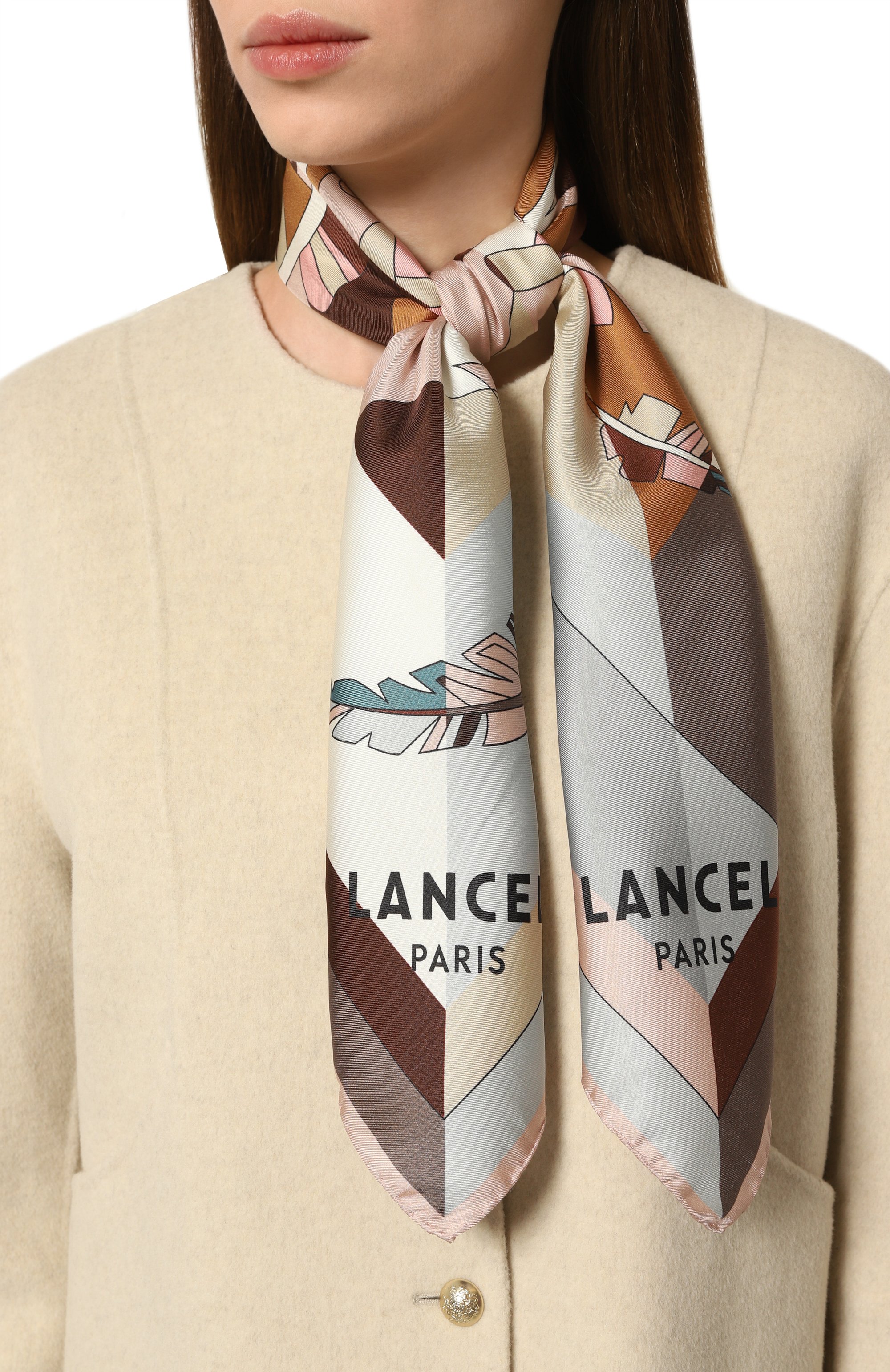 Шелковый платок LANCEL, арт. A13107, фото 2