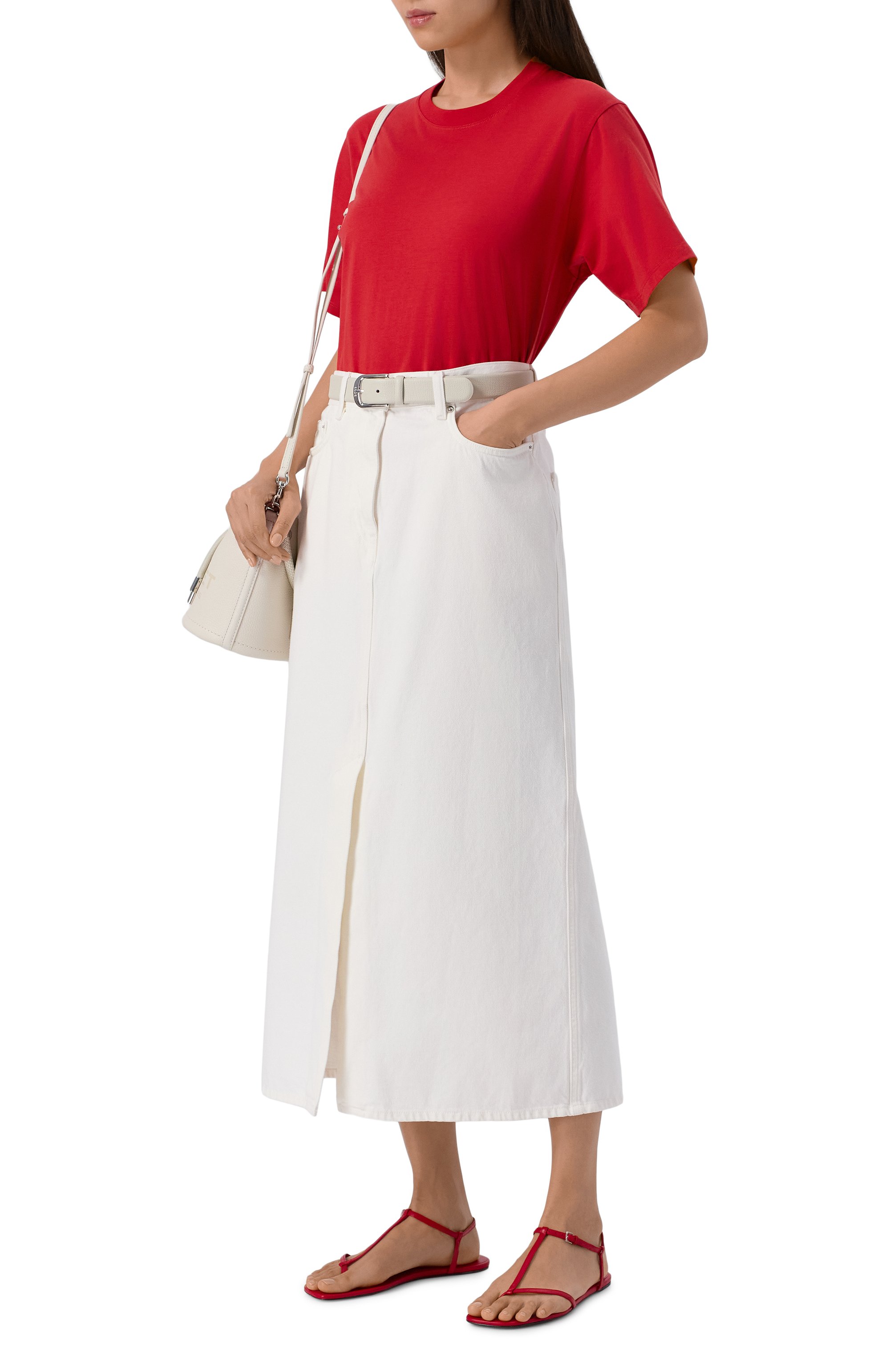 Хлопковая футболка LOULOU DE SAISON, арт. TELANT0, фото 2