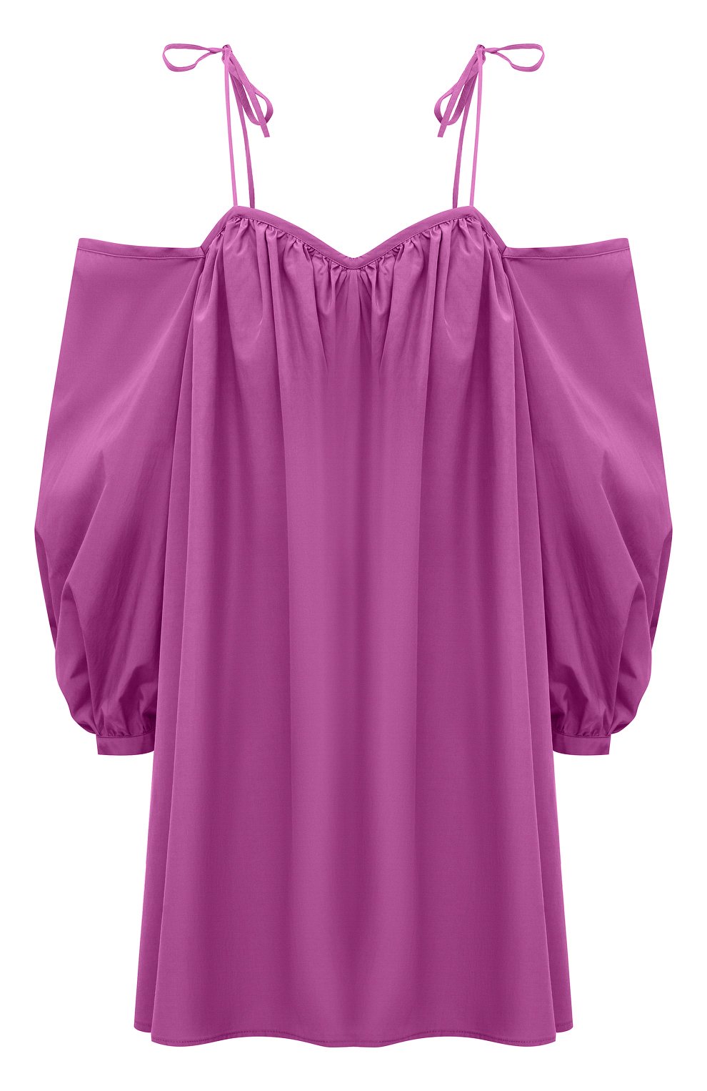 Платье из вискозы и хлопка MSGM, арт. 3242MDA109 227306, фото 1