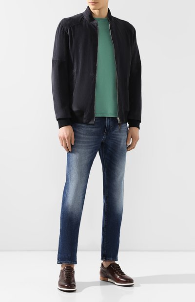 Кожаный бомбер WINDSOR, арт. B0RELL0-L 1300102, фото 2