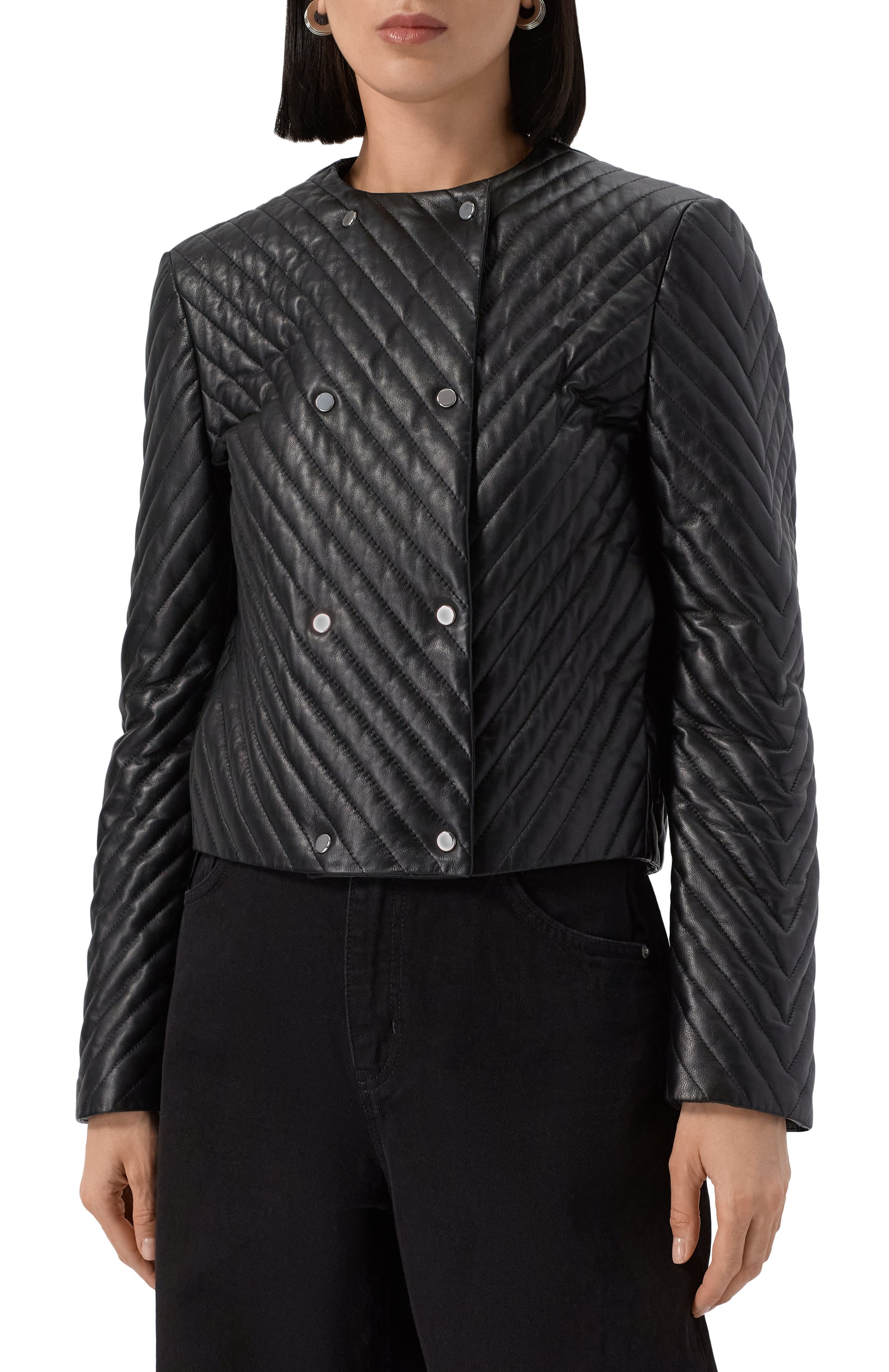 Кожаная куртка BOSS, арт. 50541919, фото 3