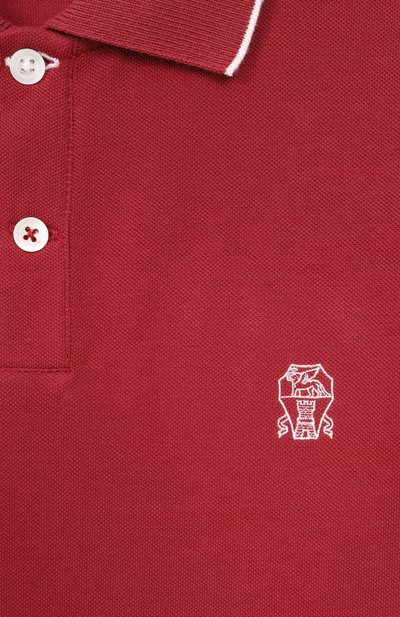 Хлопковое поло BRUNELLO CUCINELLI, арт. BE854T315C, фото 3