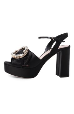 Текстильные босоножки MIU MIU, арт. 5XP730-LU2-F0002-095, фото 2