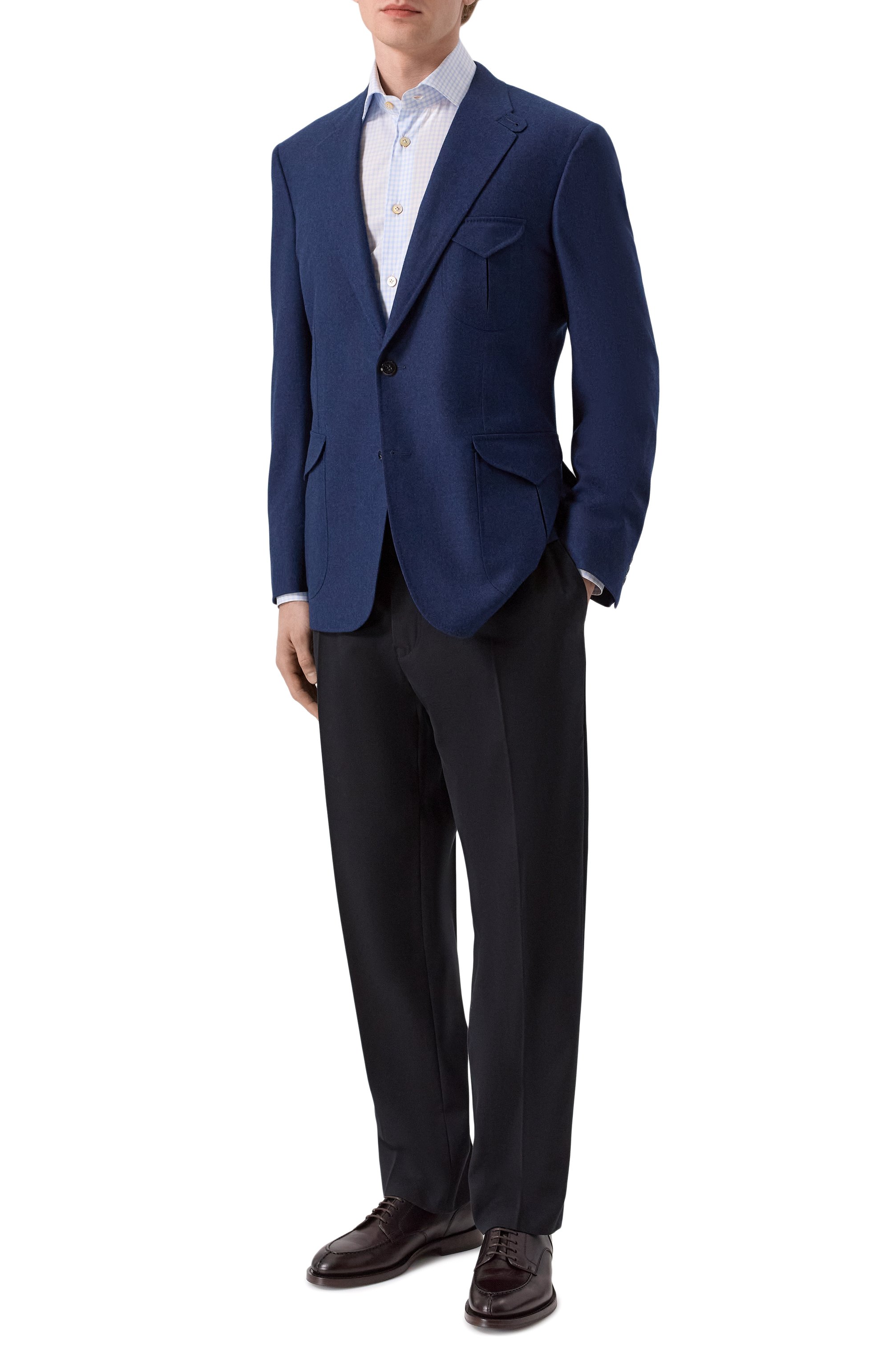 Хлопковая сорочка KITON, арт. UCCH0948503, фото 2