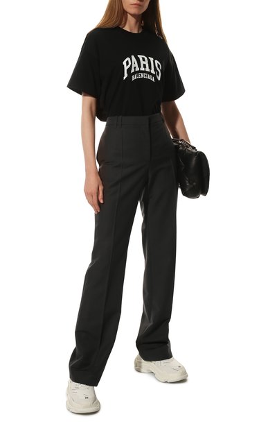 Кожаные кроссовки triple s BALENCIAGA, арт. 524039/W2FA1, фото 2